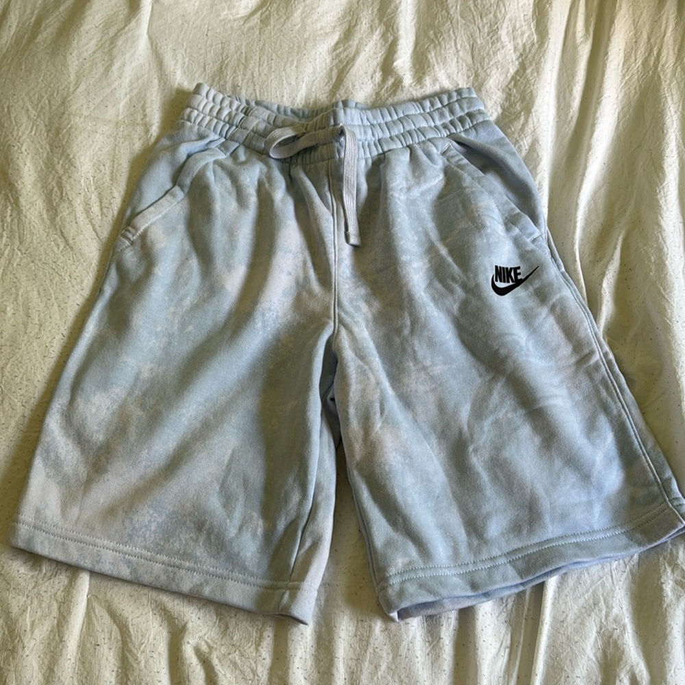 Nike Sportswear Boys Sweatshorts Blue Tye Dye